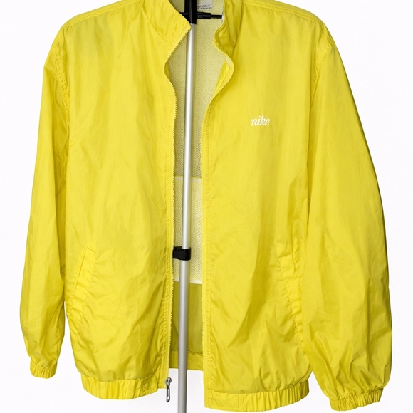 Nike Other - Nike Men’s Bright Yellow Full-Zip Windbreaker Jacket